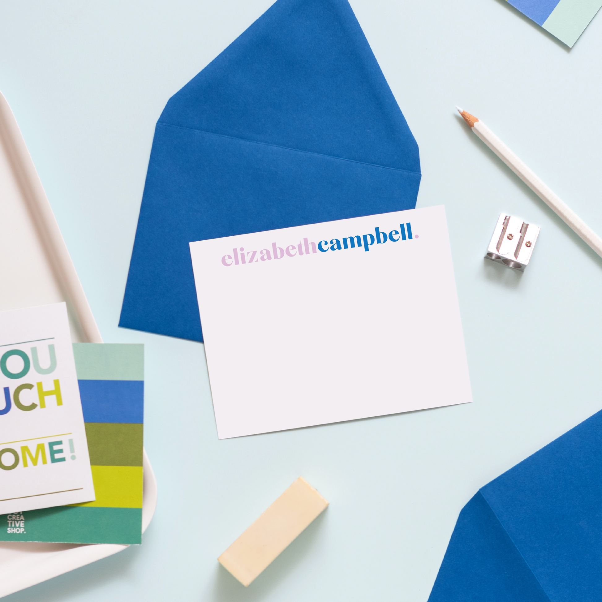 Cheerful Dot Personalized Stationery