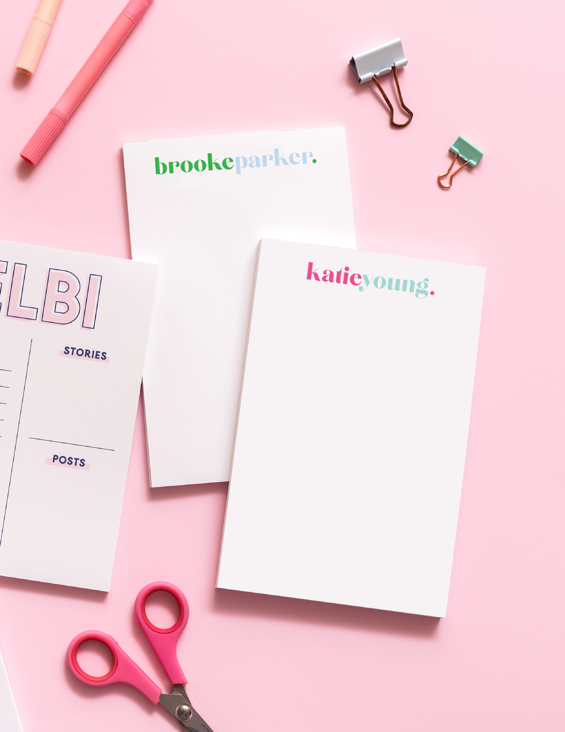 Cheerful Dot Personalized Notepad