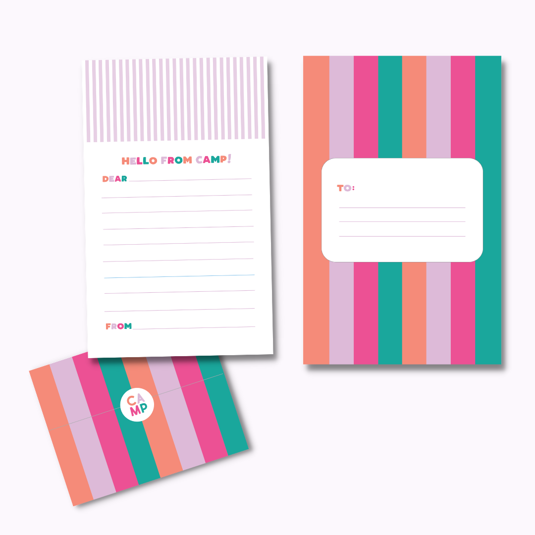 Camp Tri-fold - Pink