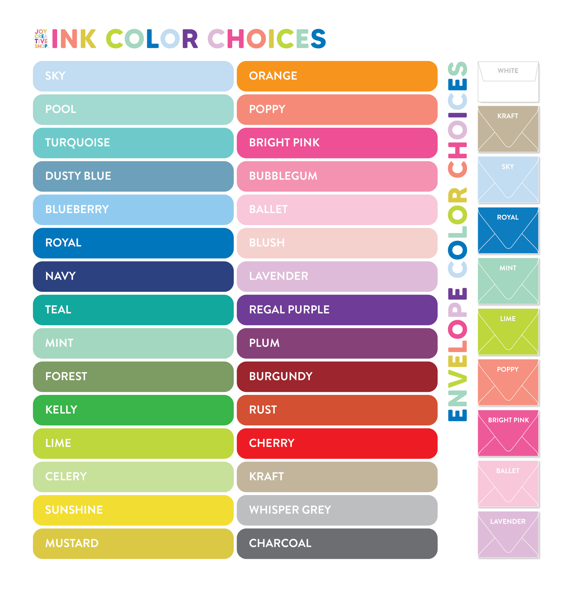 Personalized Scallop Stationery Rainbow