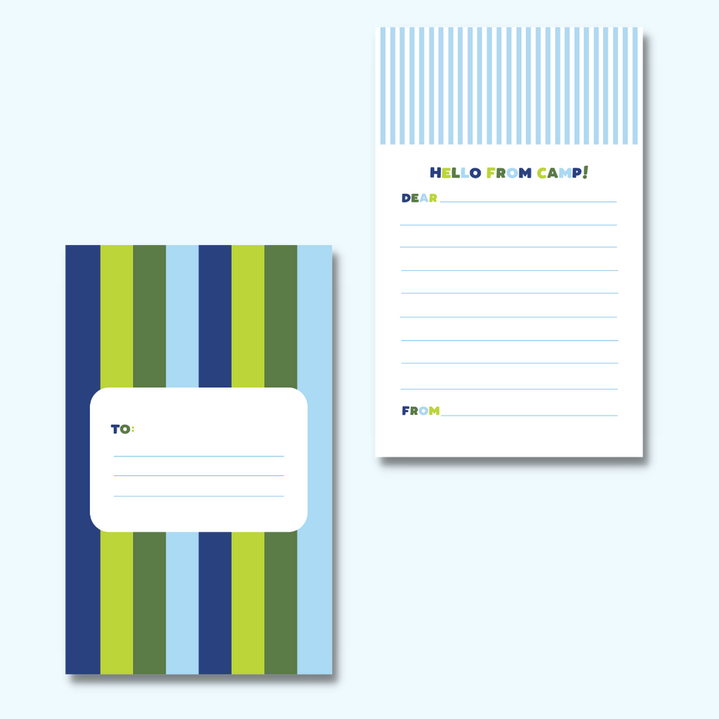 Camp Tri-fold - Blue