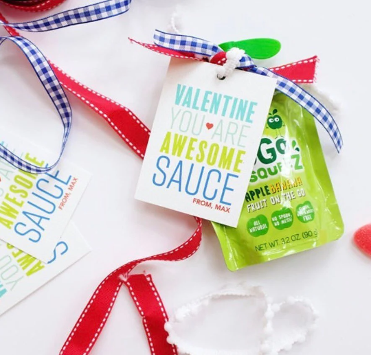 PRINTABLE You are Awesome Sauce Gift Tag Pink