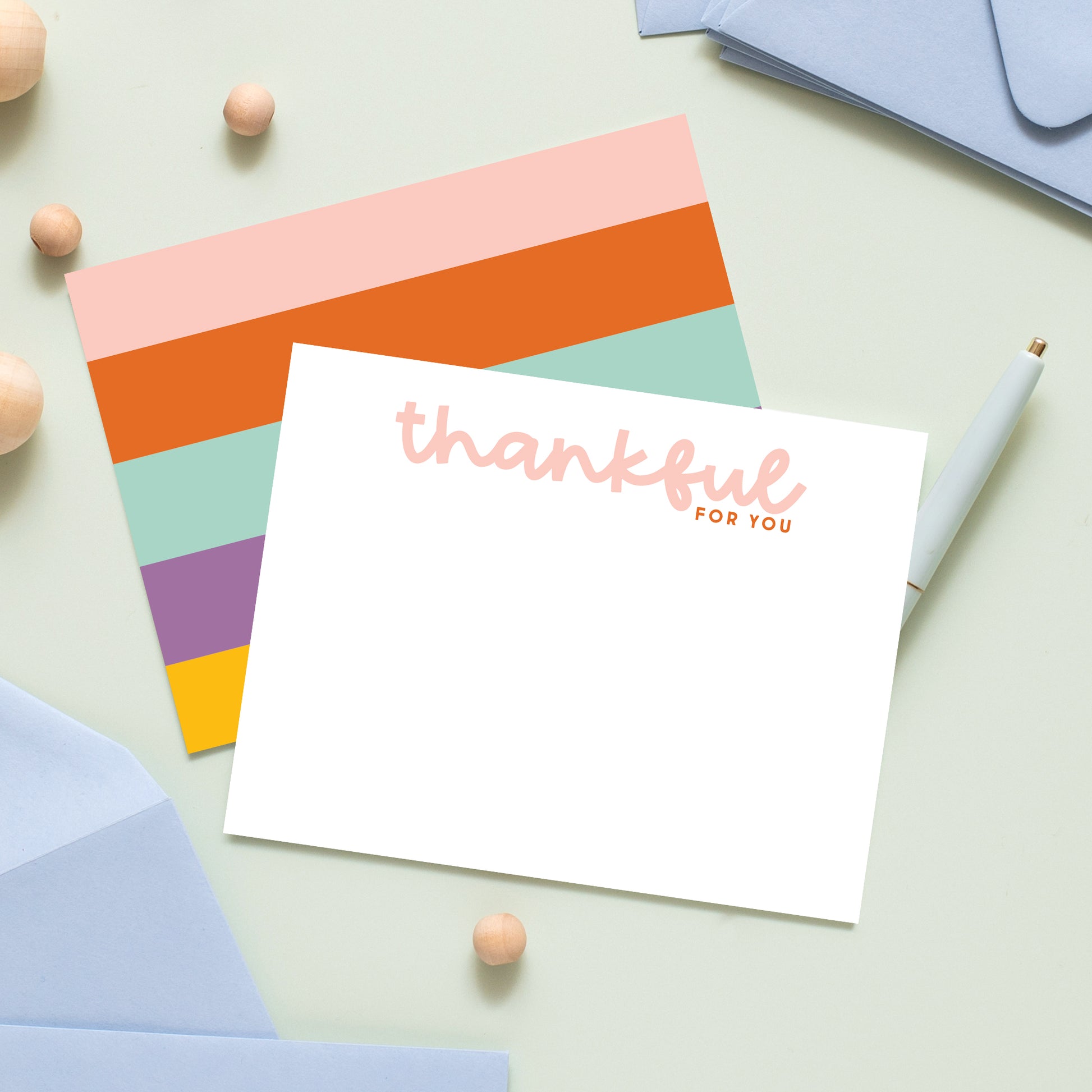 Thankful For You Notecards