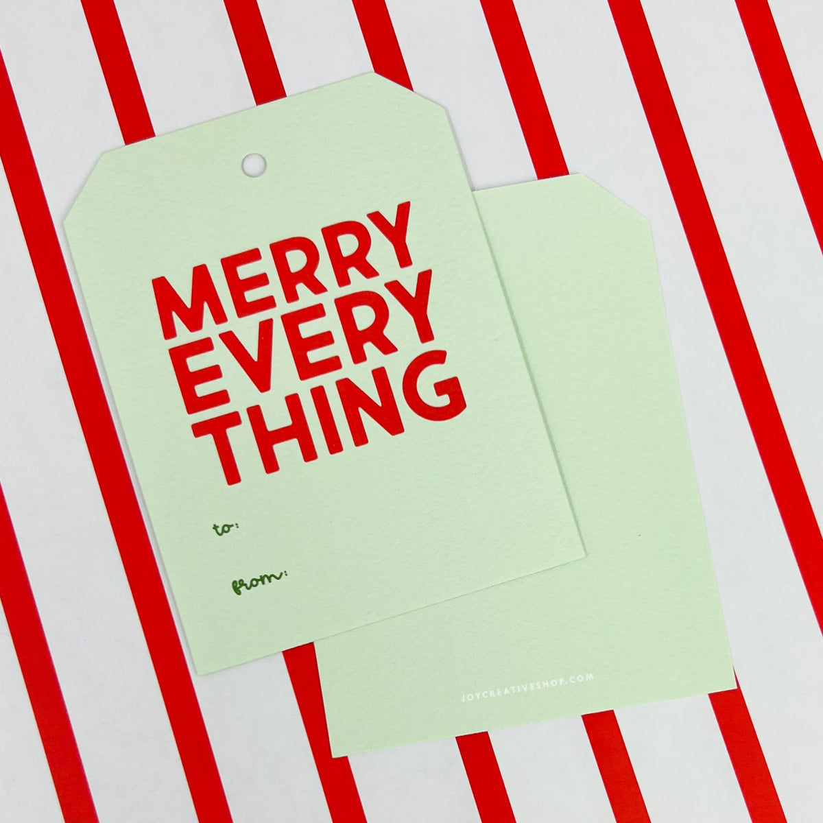 To From Gift Tag | Merry Everything - Traditional