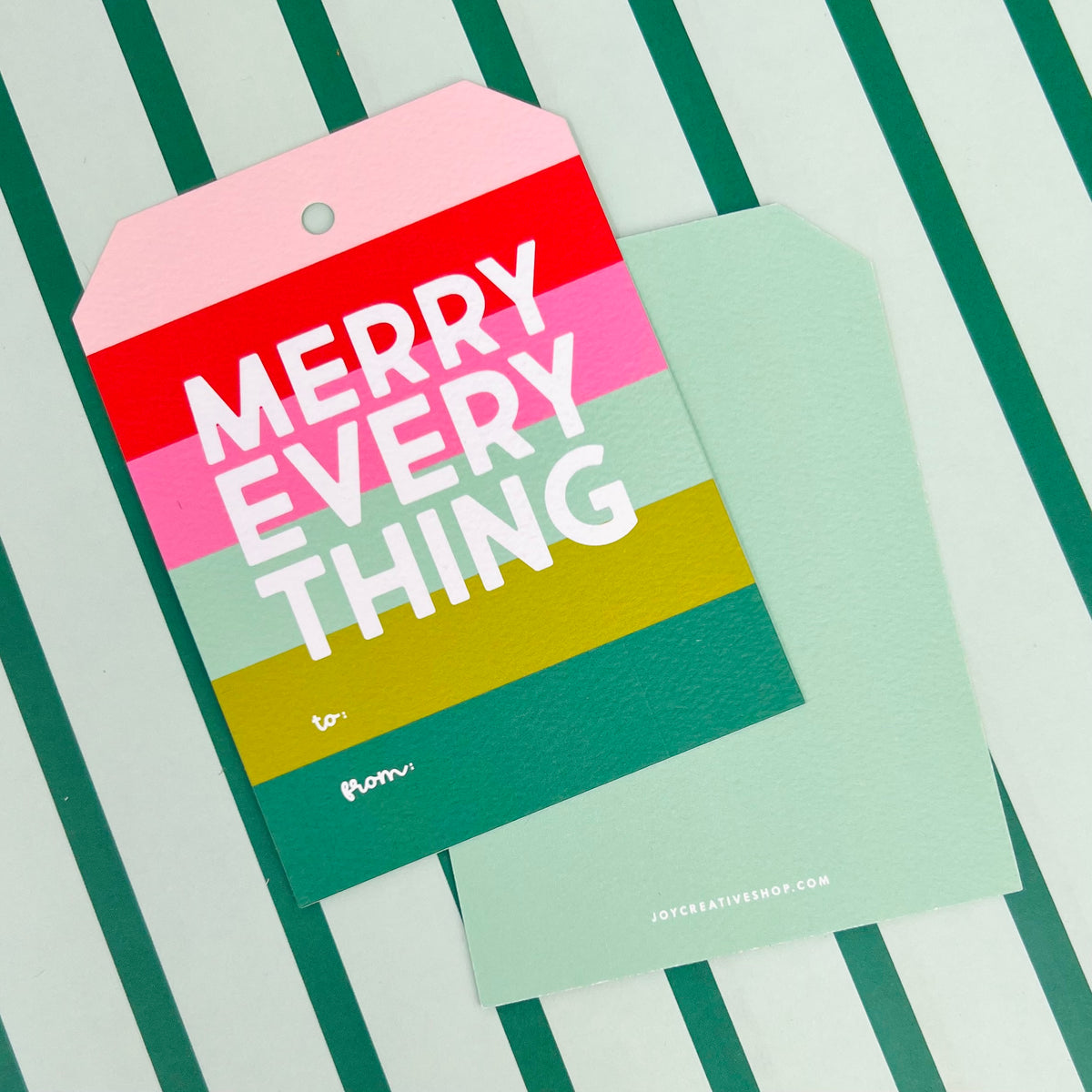 To From Gift Tag | Merry Everything - Forest