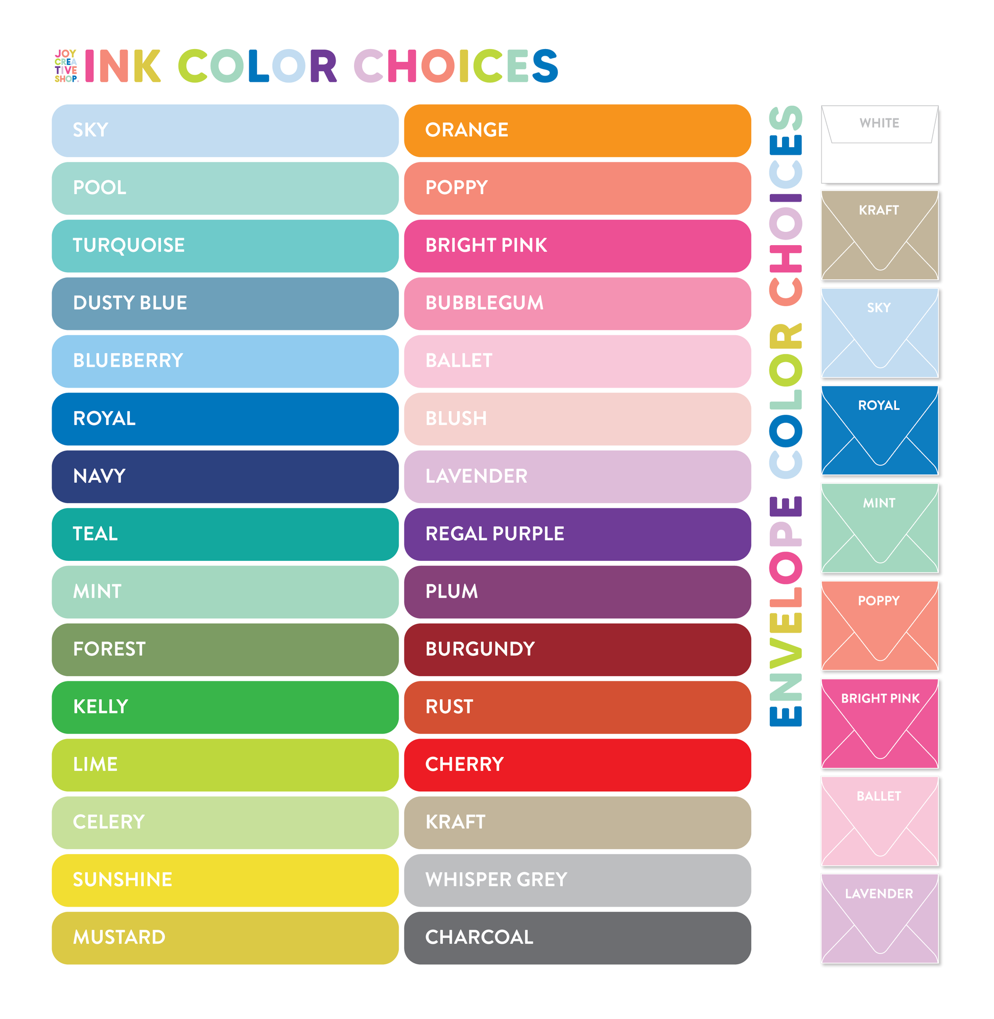 Color Block Personalized Stationery