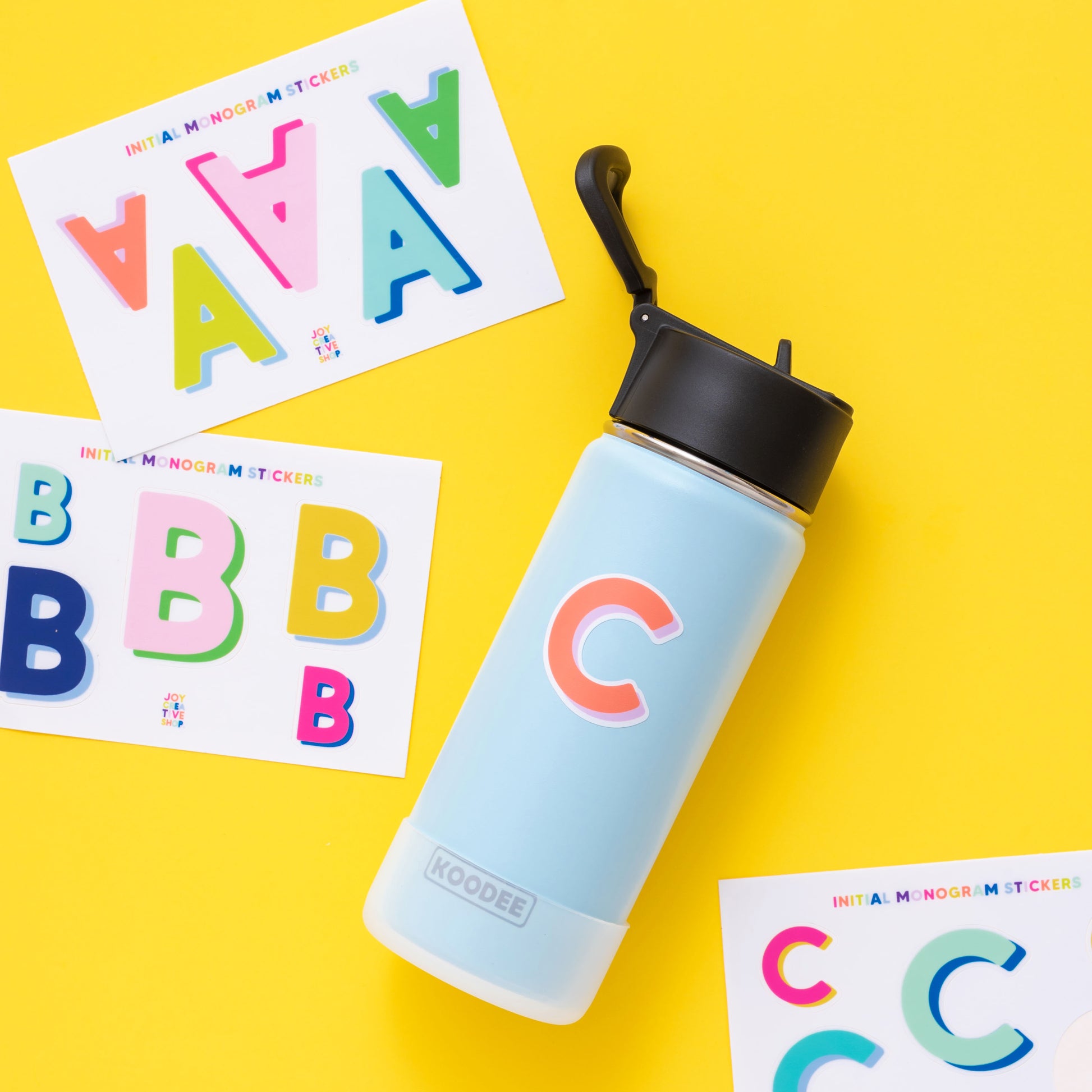 Vinyl Alphabet Stickers - Single Letter Sheets