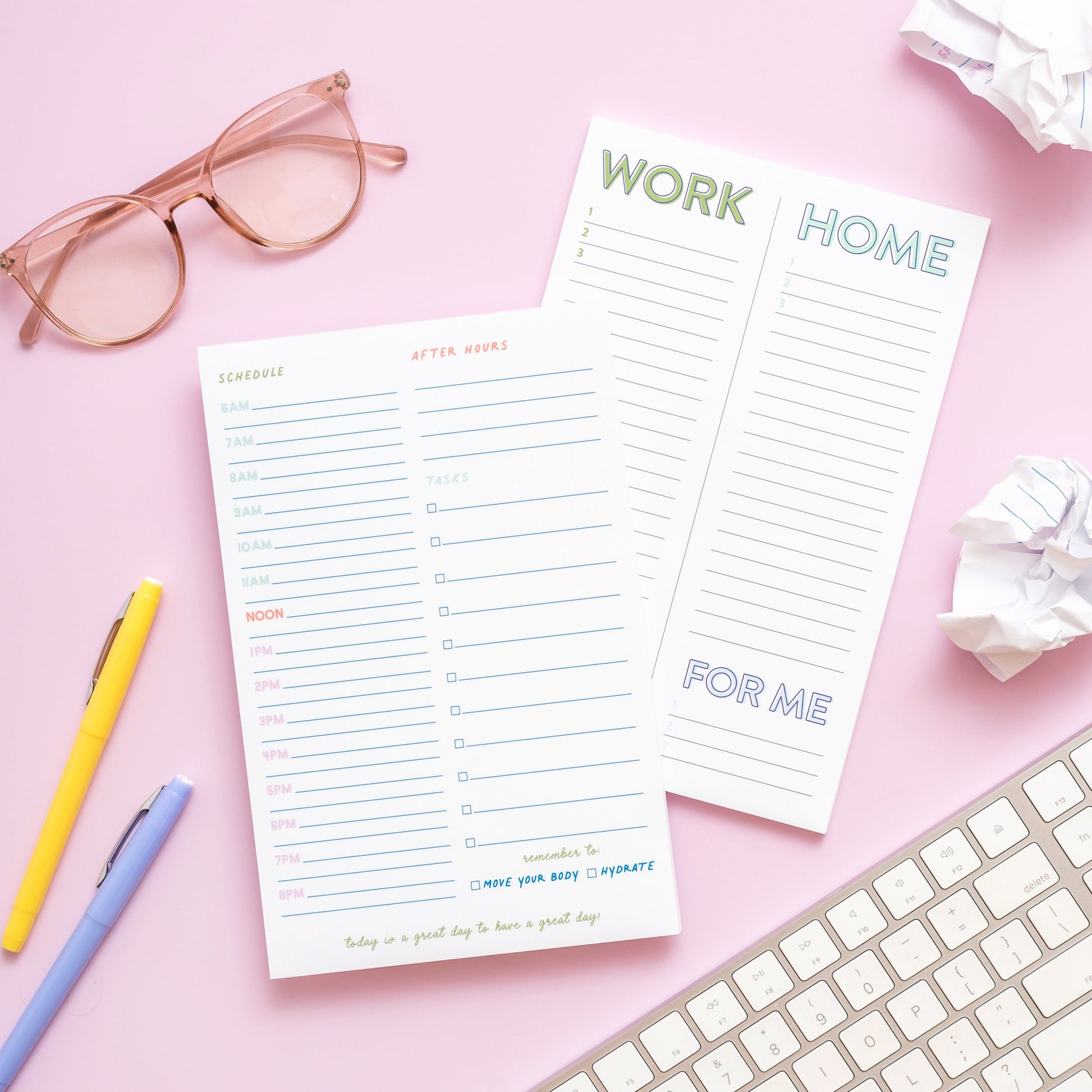 Work Home Notepad