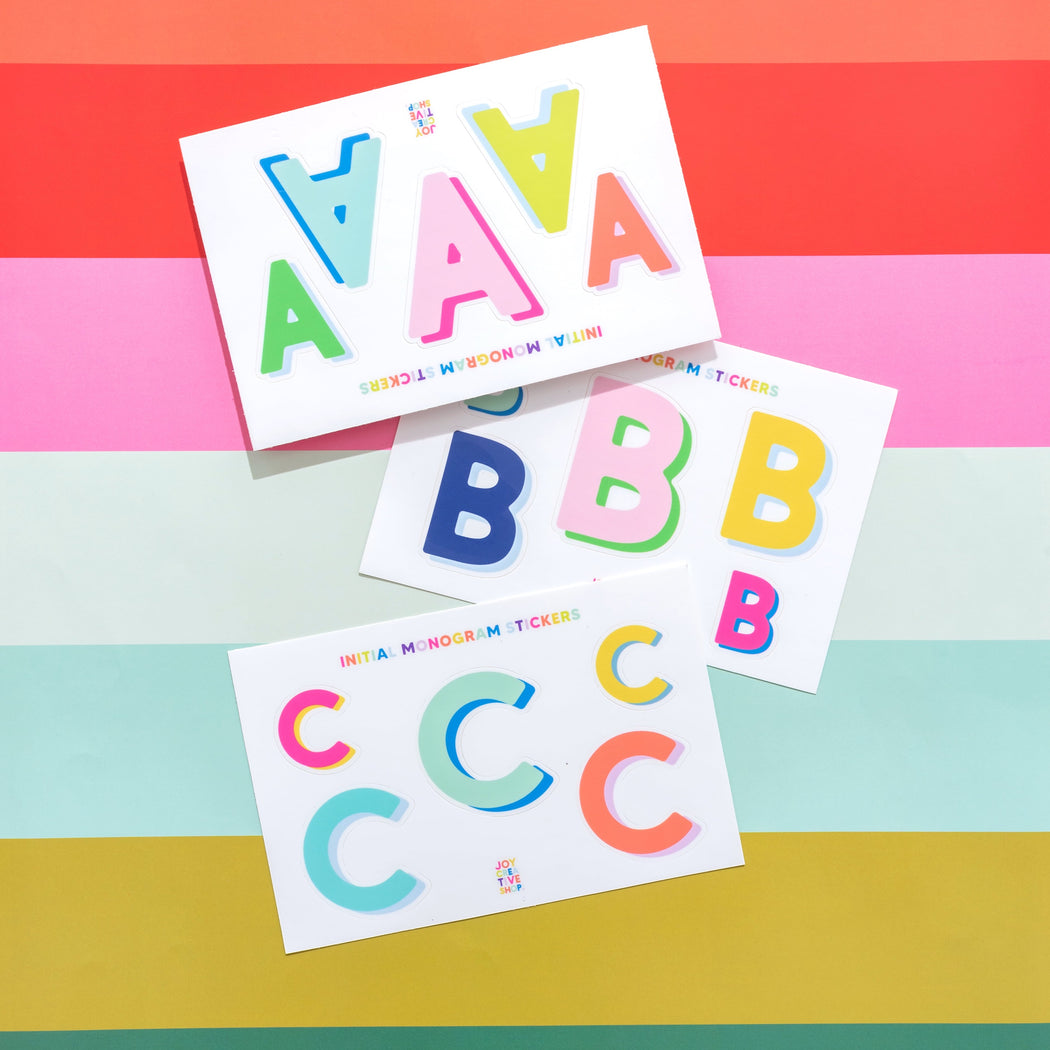 Alphabet Stickers – Joy Creative Shop