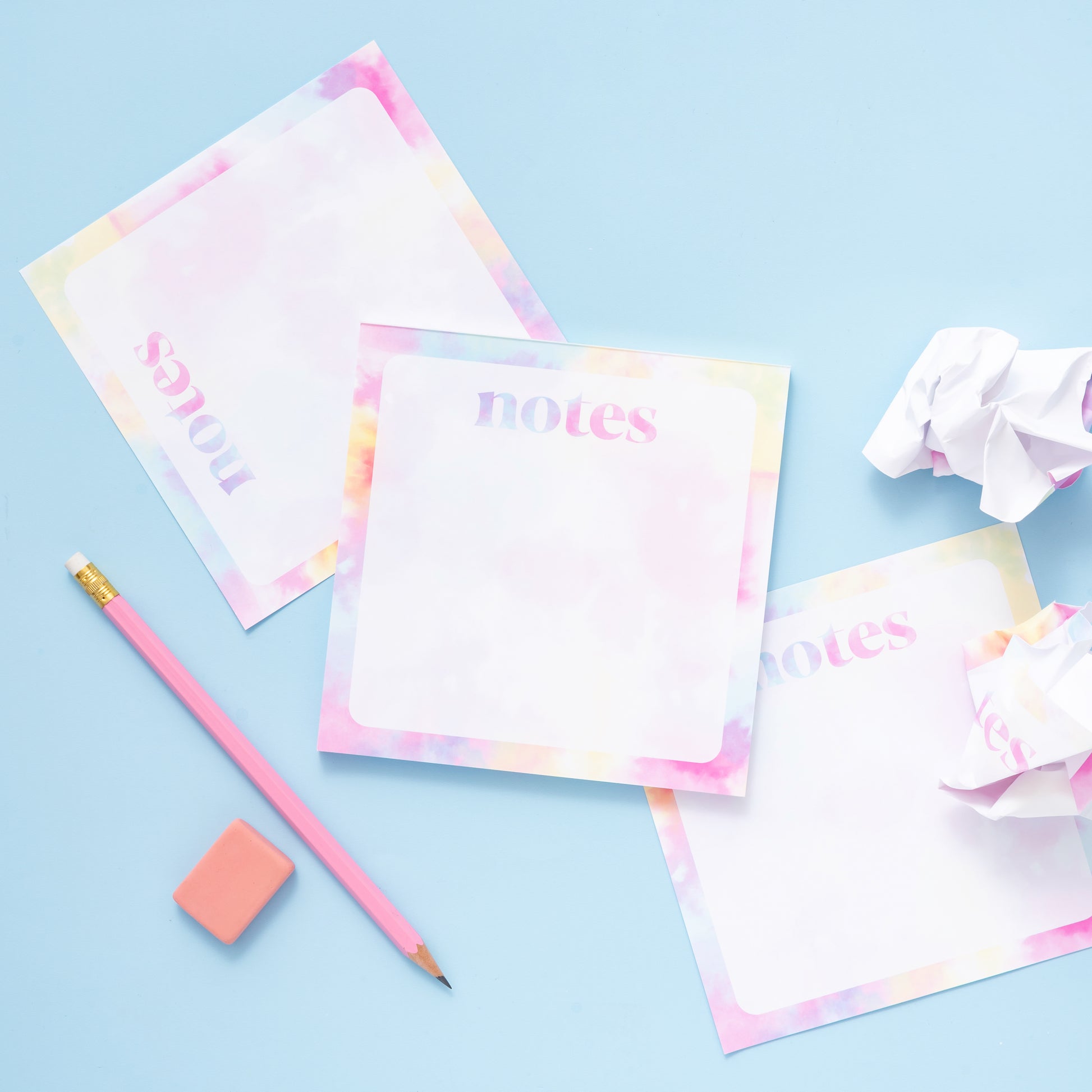 Tie Dye Collection Notes Notepad