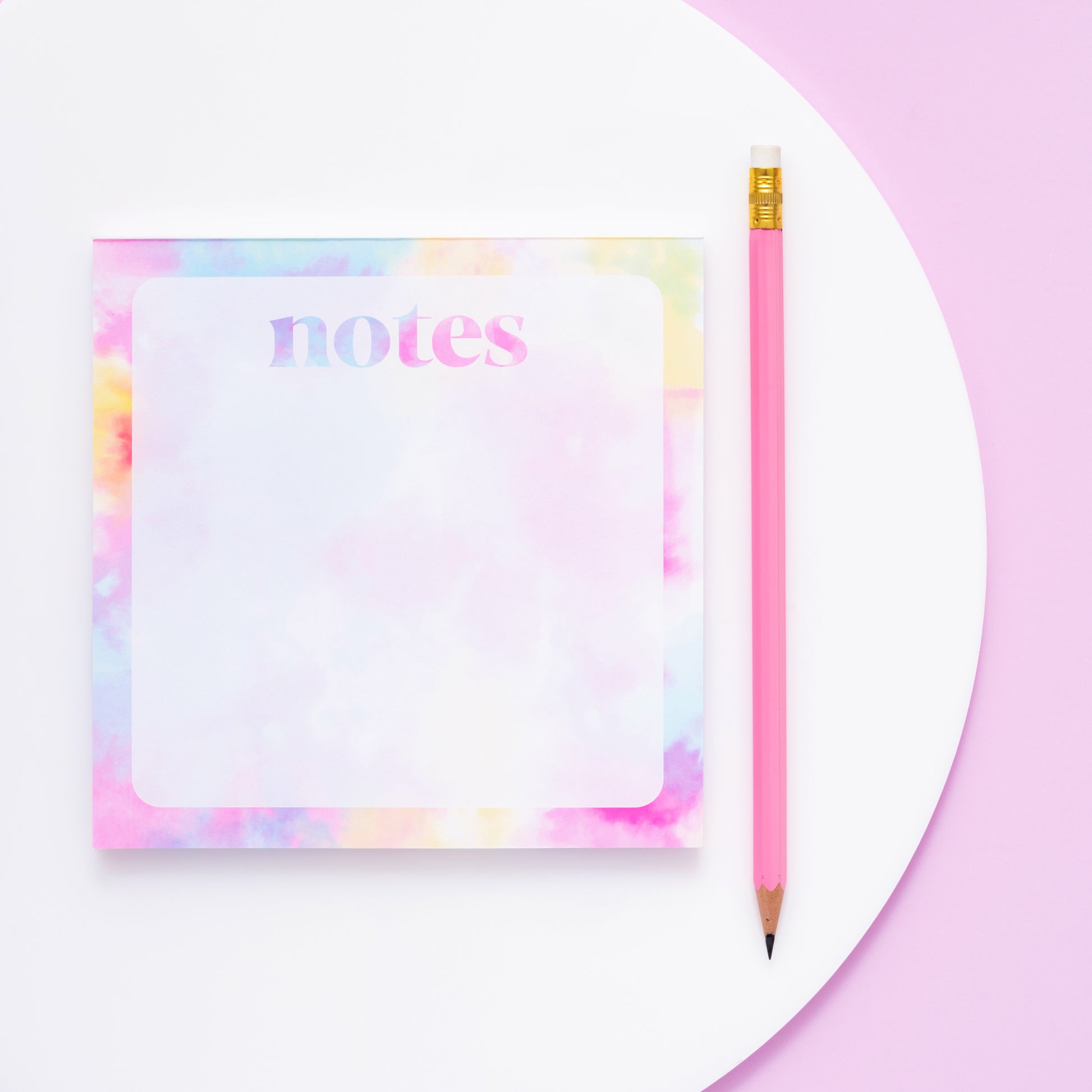 Tie Dye Collection Notes Notepad
