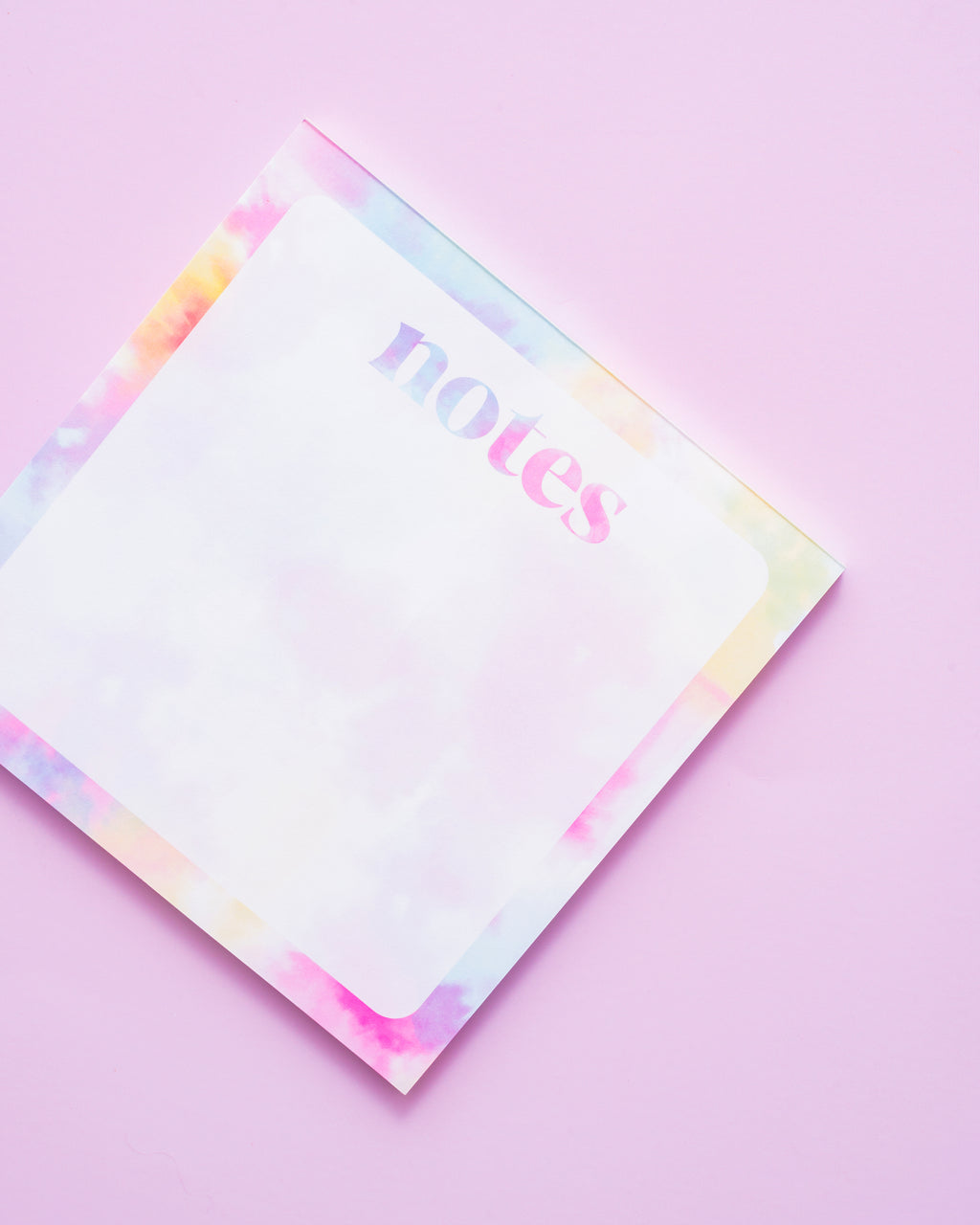 Tie Dye Collection Notes Notepad