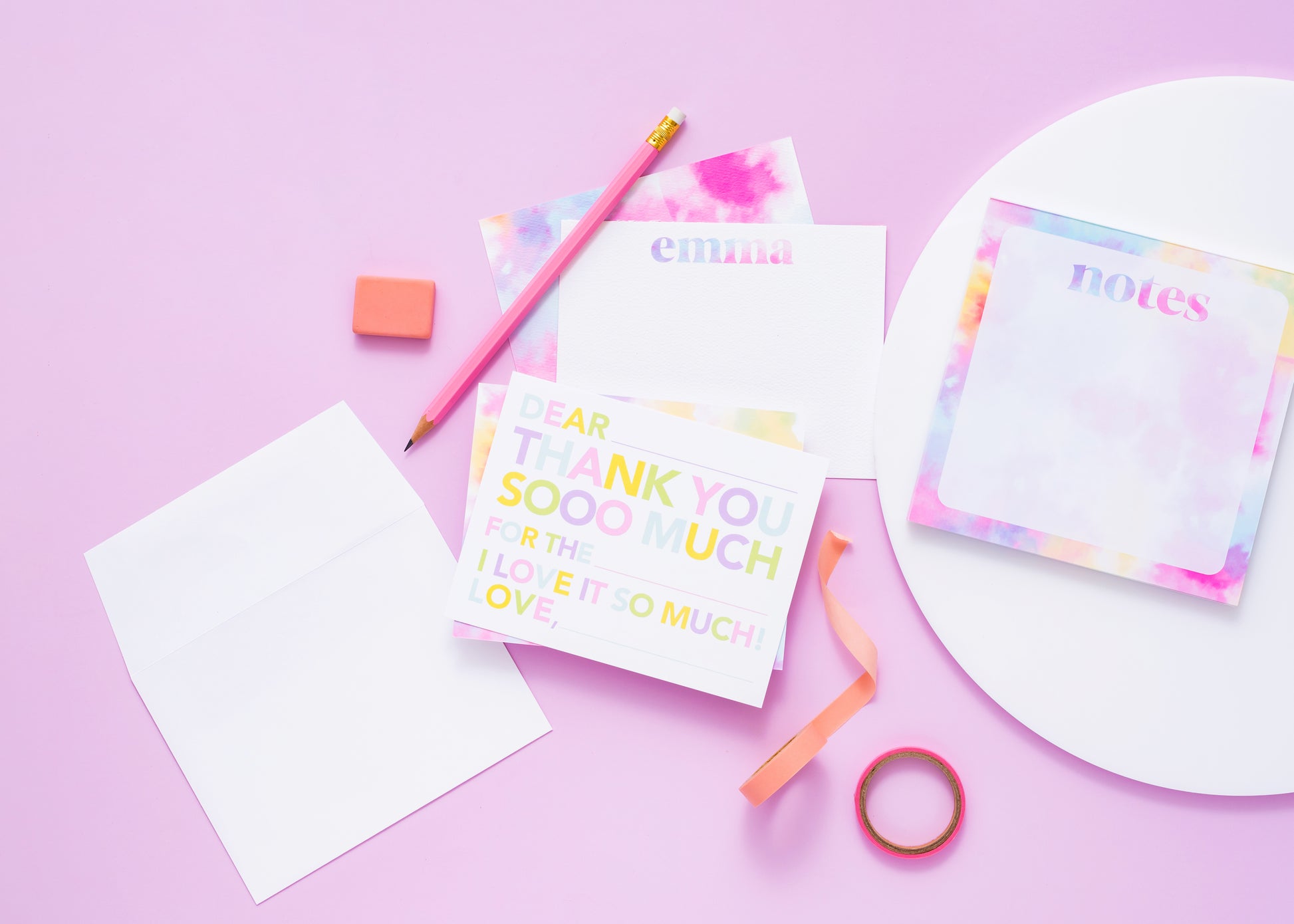 Tie Dye Collection Notes Notepad