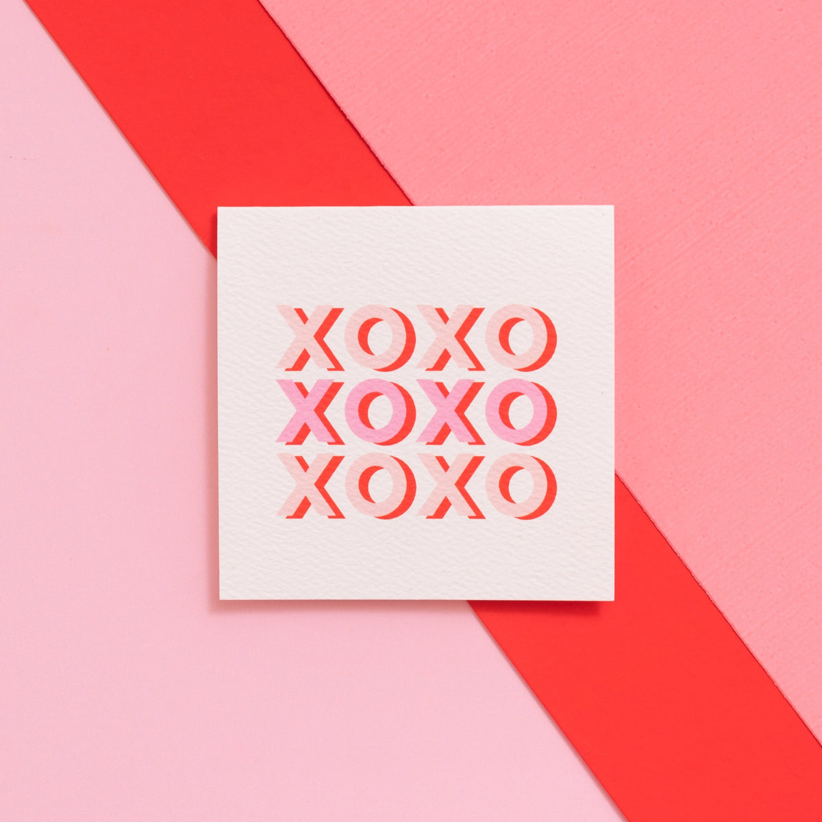 XOXO Folded Enclosure Cards