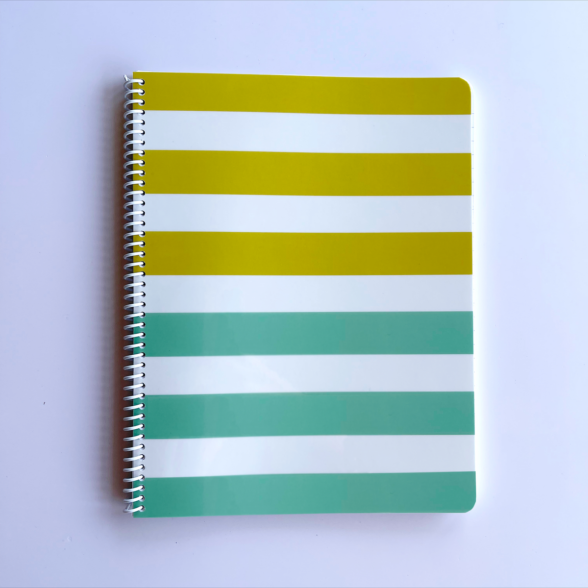 Large Striped Notebook