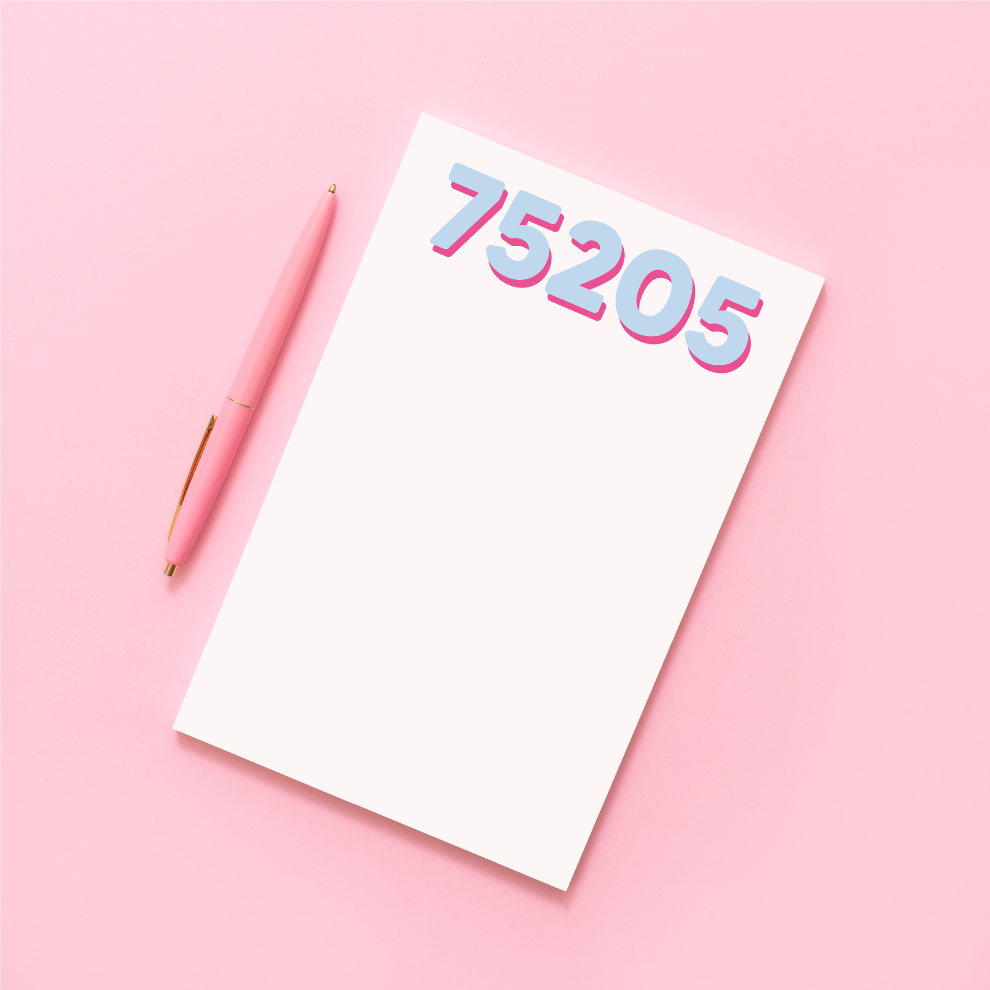 Modern Classics Zip Code Notepad