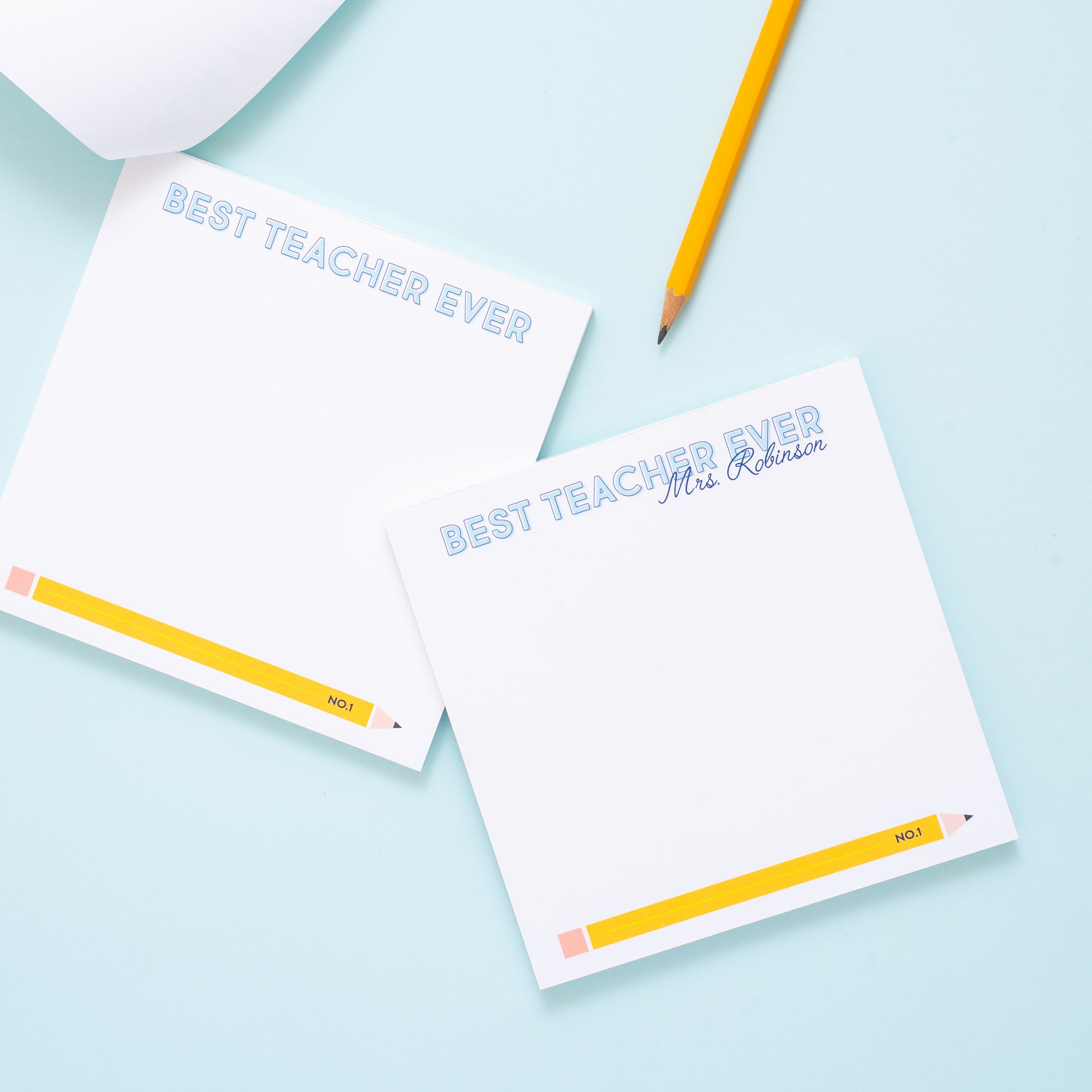 Best Teacher Ever Personalized Notepad