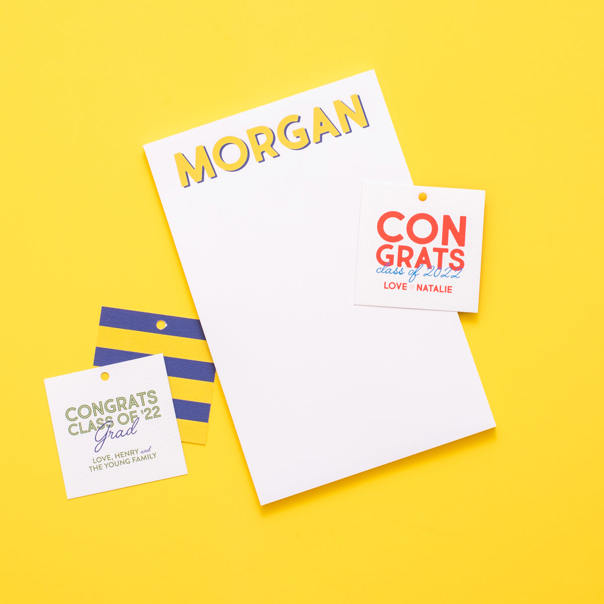 Graduation Gifts : 6 Notepads + FREE Tags