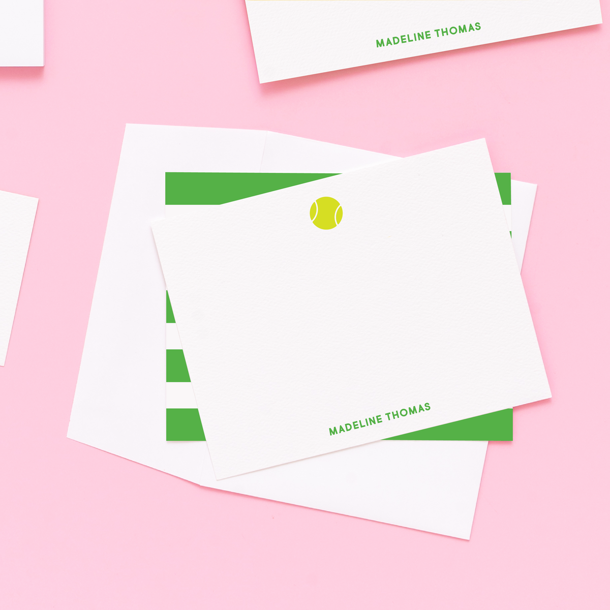 Tennis Collection Personalized Stationery