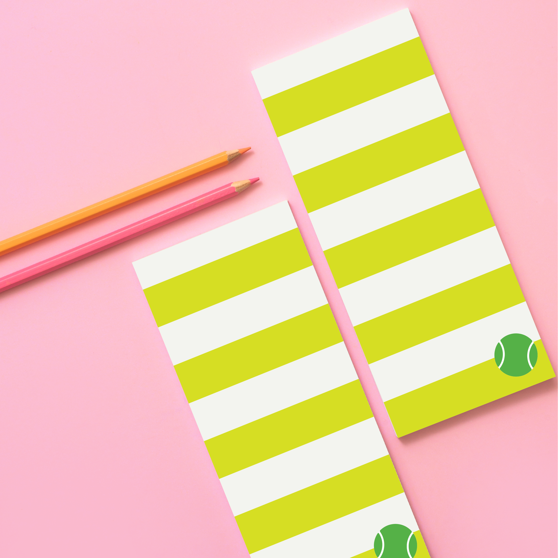 Tennis Collection Striped Notepad