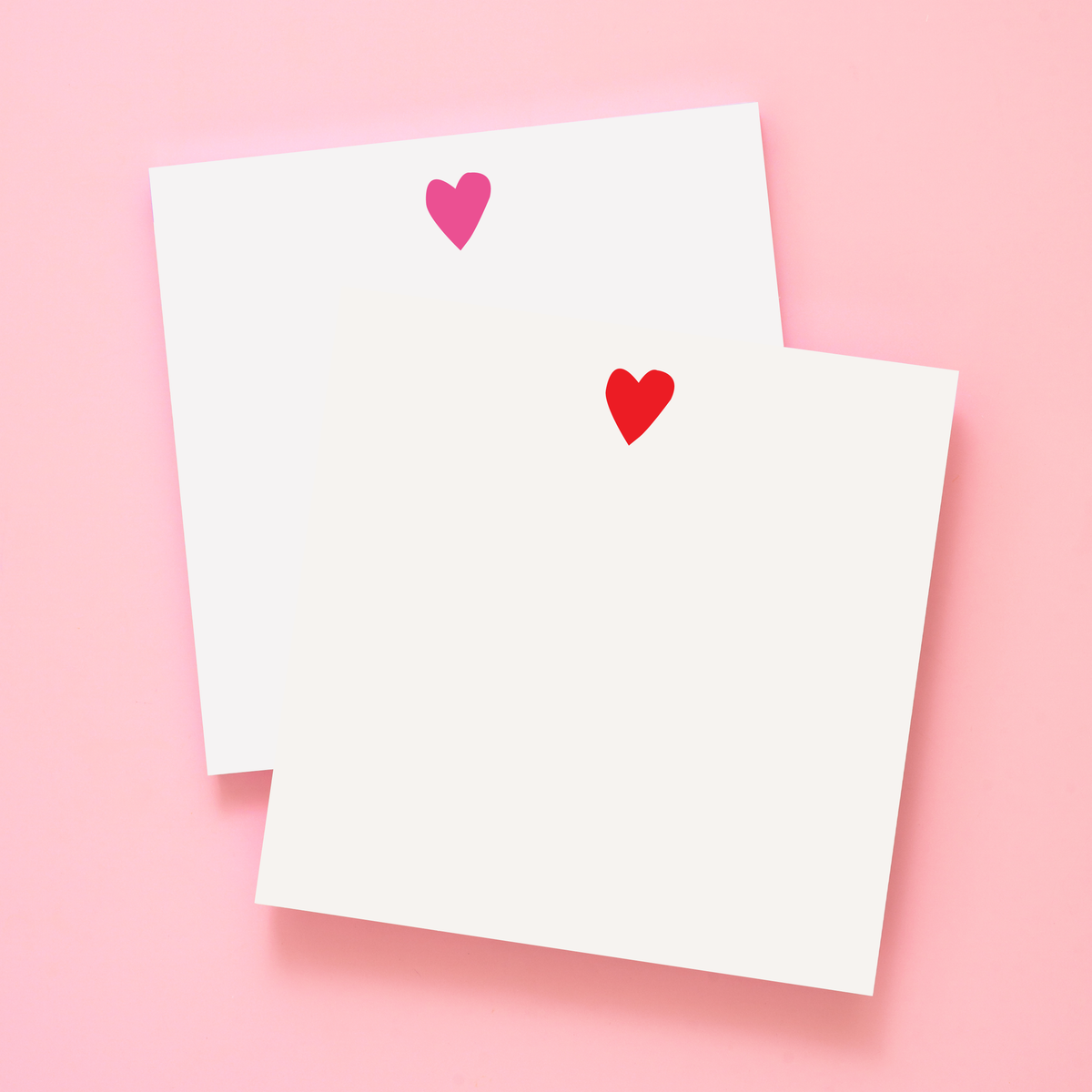 Heart Square Notepad