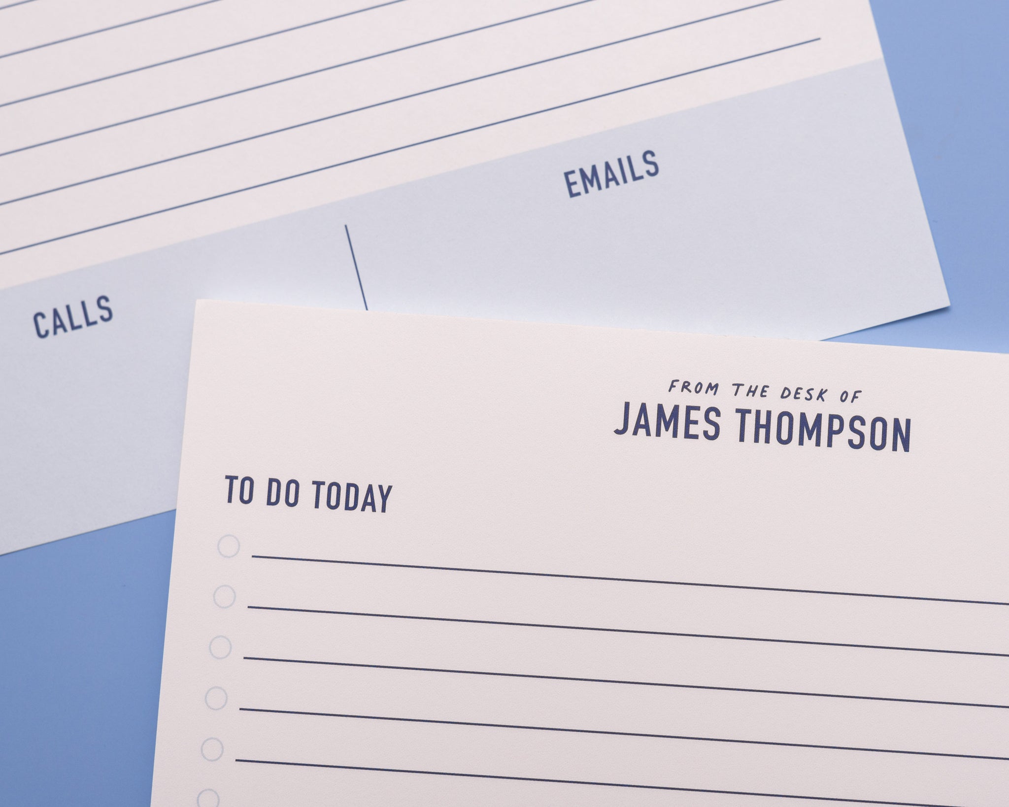 Men's Collection From the Desk of Large Square Notepad, personalized ...