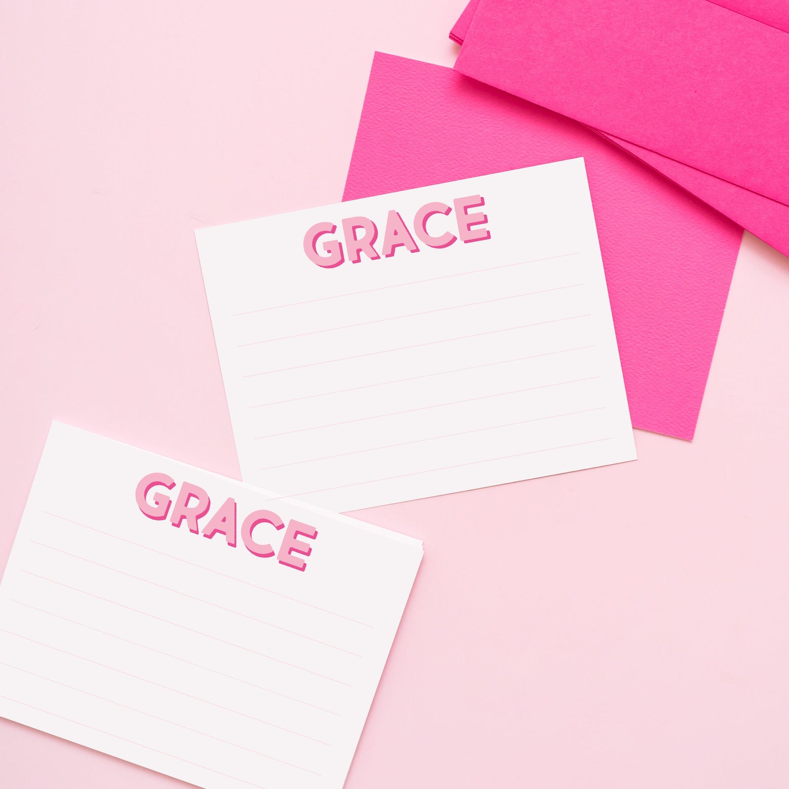 Lined Kids Stationery, Lined notecards, Kids fill in the blank, children thank you notes, custom stationery, personalized stationery 039NC